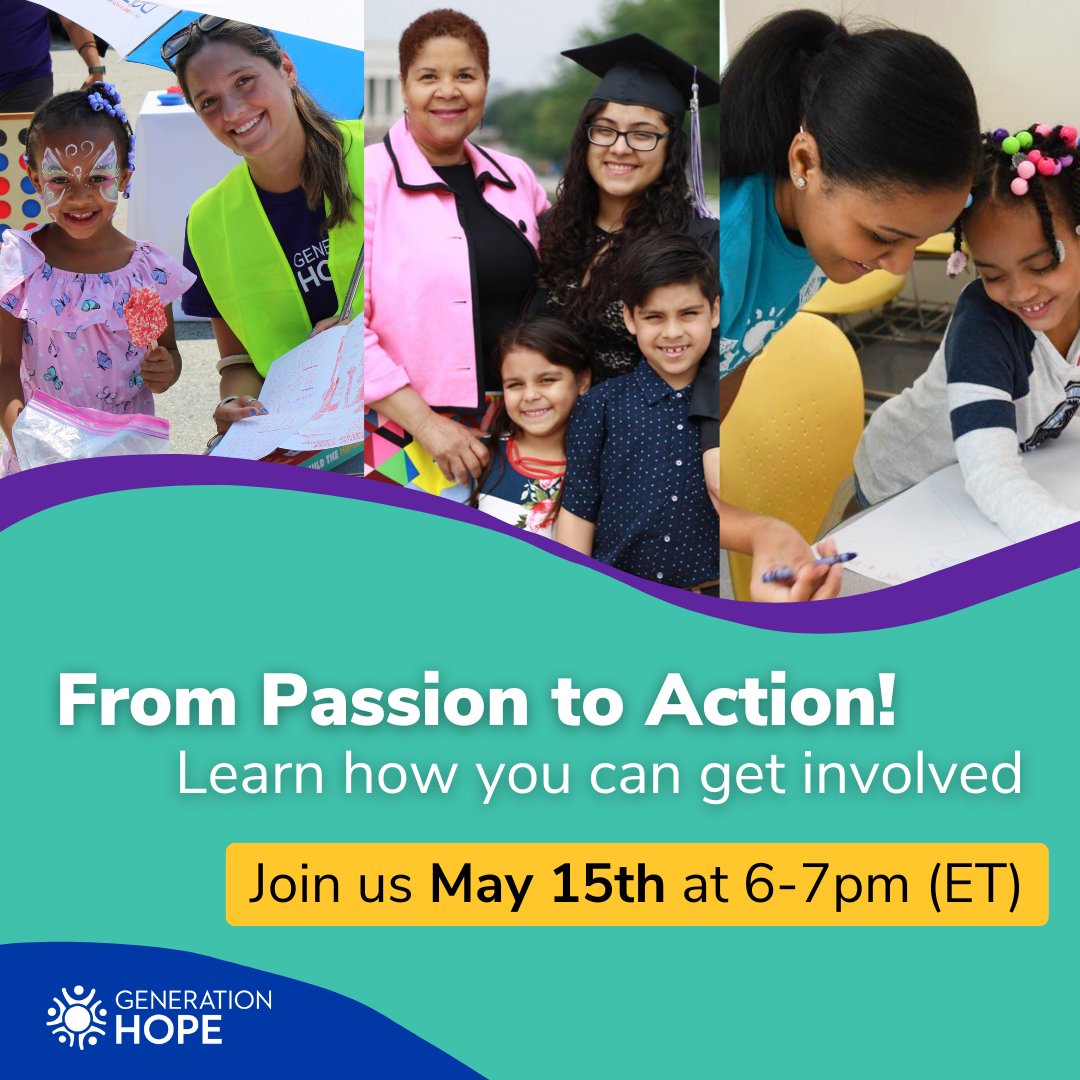 Join us for our first “From Passion to Action” webinar to learn more about the work we do to support #StudentParents and how YOU can get involved! Register today to join this virtual info session on Wednesday, May 15th at 6pm (ET): us02web.zoom.us/webinar/regist…