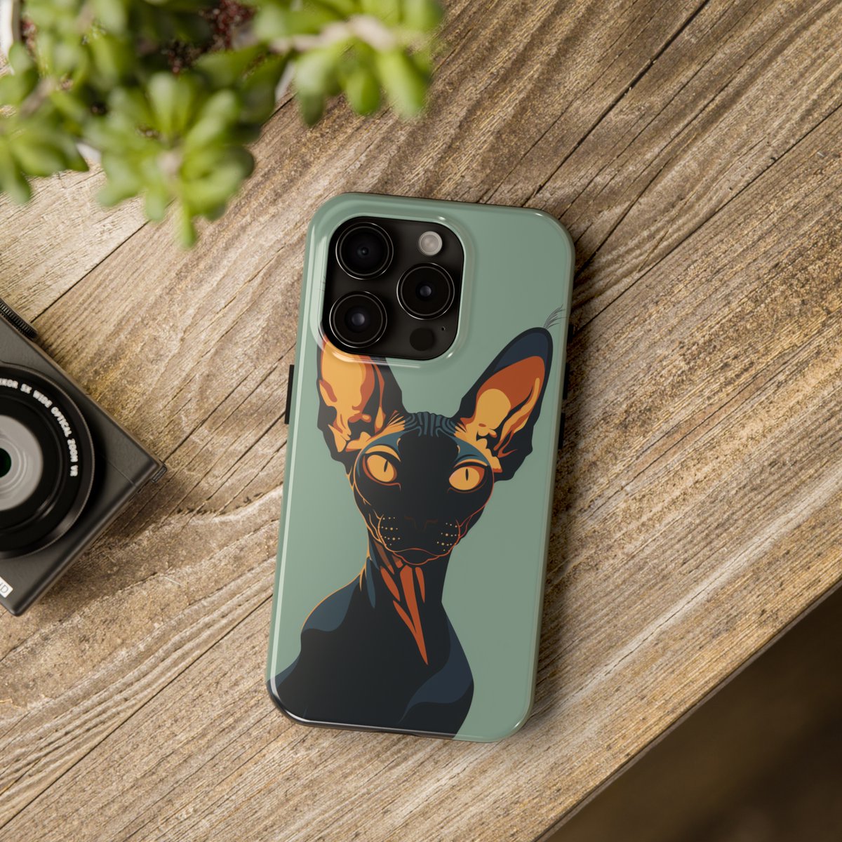 Sphynx cat phone case for iPhone 15 Pro Max, 14 Plus, 13, 12, 11, XR, X, XS, SE Mini Gift for mom dad cats lover  #phonecase #iphonecase #sphynx #sphynxcat #sphynxphonecase #sphynxiphonecase