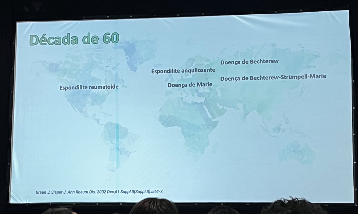 Acho que nenhuma doença troca mais de nome que a Espondiloartrite Axial. Ate geopolitica tem envolvido.