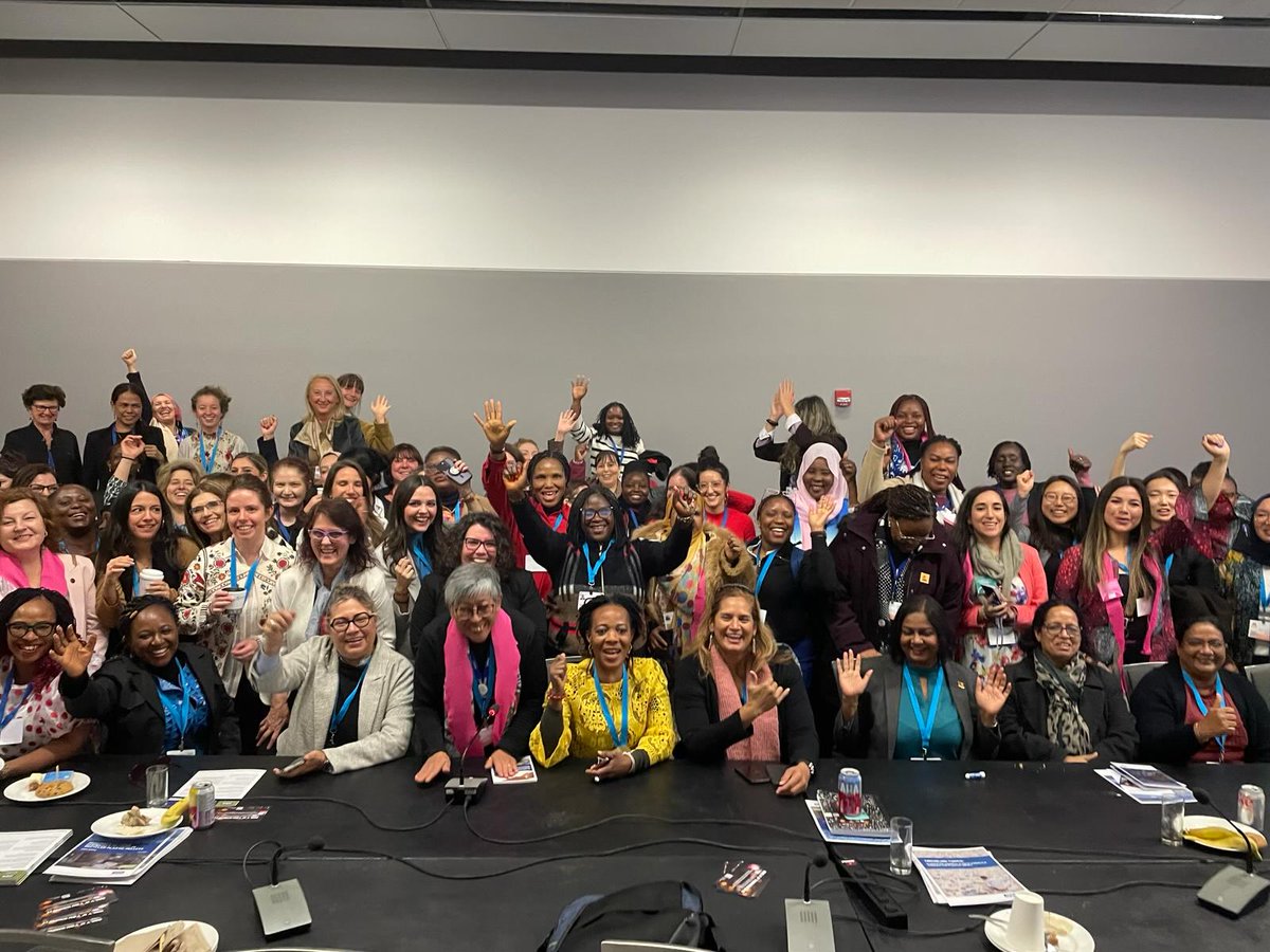 At #PlasticsTreaty #INC4, @Women_Rio20 @WECF_INT @HEJ_Support @ToxicsFree co-organized lunch with women delegates to discuss the role women play in the negotiations to address #PlasticPollution @HACplastic @ScientistsCoa @UNHumanRights #WomenEmpowerment #womeninSTEM