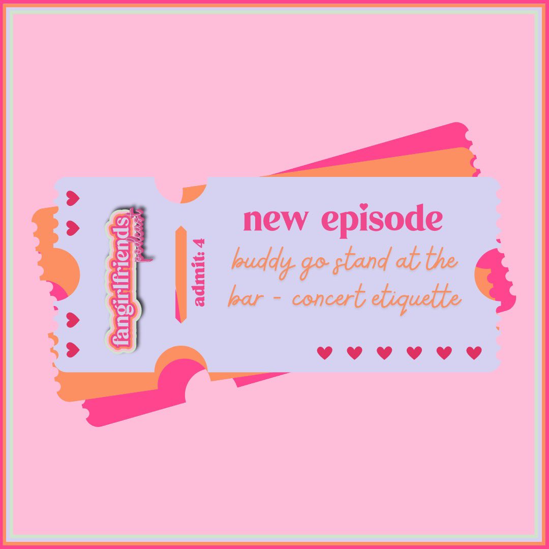 happy friday fangirls here’s a surprise episode as a treat !!!!

#newpodcast #newepisode #fangirlfriendspodcast