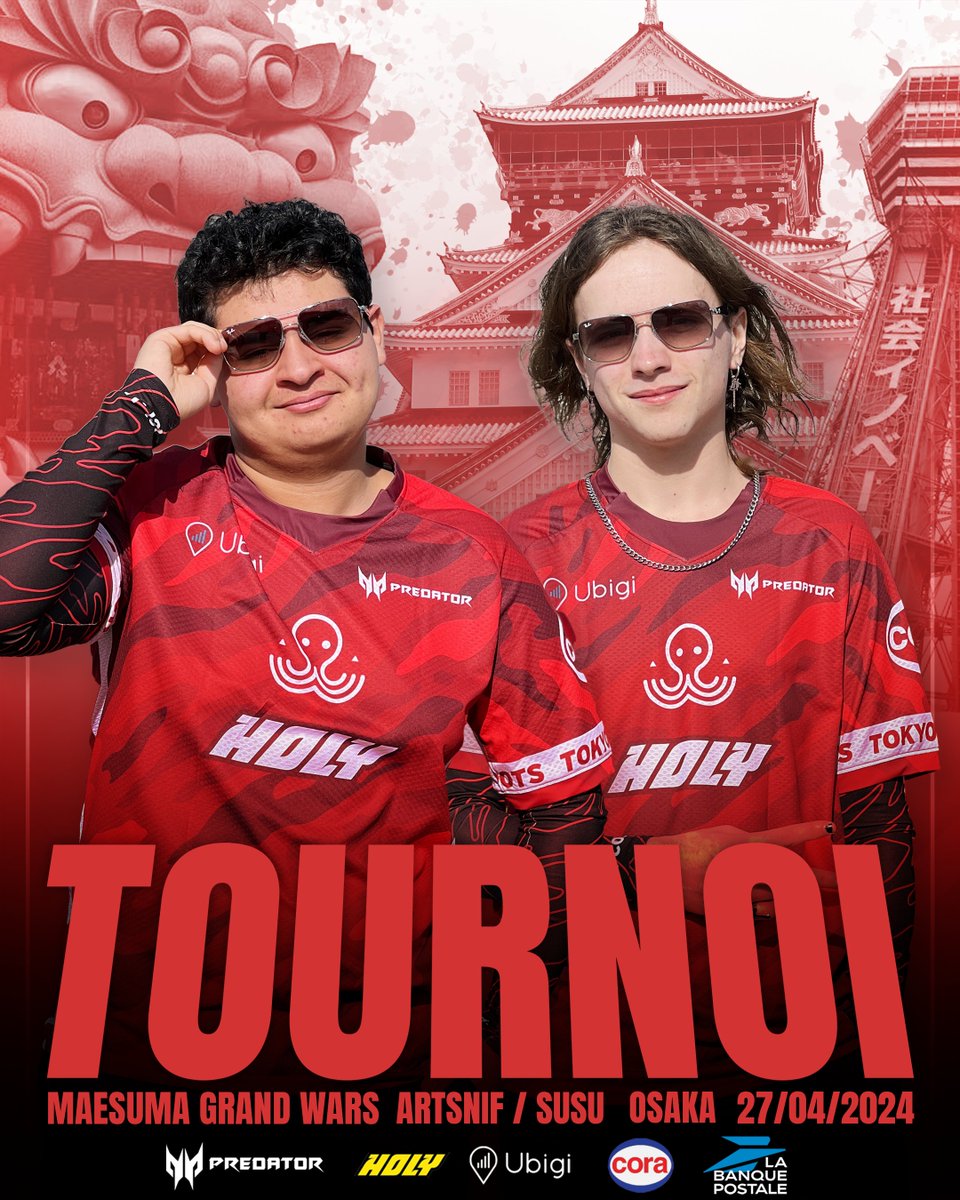 🇯🇵 SSBU 🇯🇵

Susu et Artsnif sont de retour au Japon cette nuit ⛏️

Première étape de leur voyage: le Maesuma Grand Wars ⚔️

⌚️Start à 3h30 (c'est le retour des nocturnes.. 🥲)

(Le bracket en réponse ci-dessous 👇)

#IJCWIN 🐙