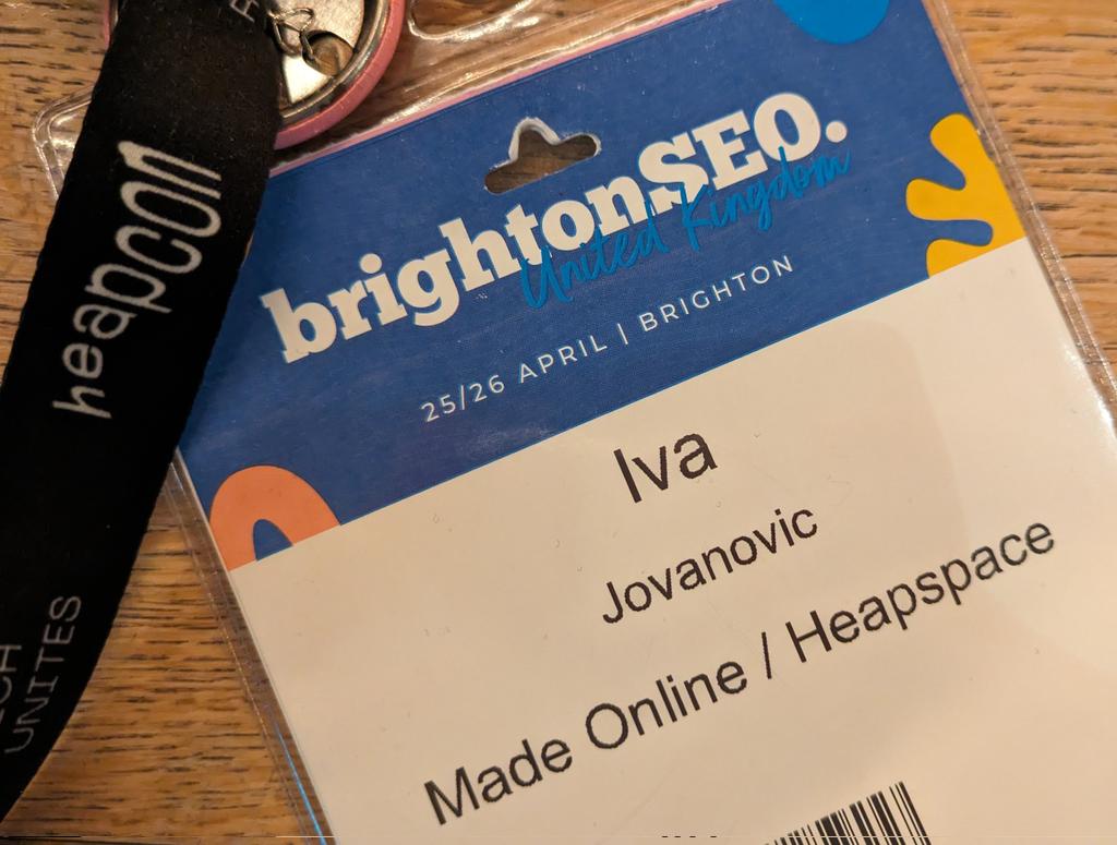 When you spend time just being everywhere at #BrightonSEOApril2024 and just having fun, you don't remember to post 😅 It's the end of another <a href="/brightonseo/">brightonSEO</a> with such lovely moments and memories 💫