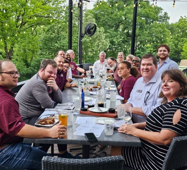 WCAMC's tweet image. We had a great turnout last night for #HappyHour 

#AggieNetwork #4thThursday