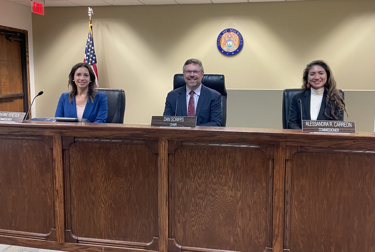 The MPSC's next regular Commission meeting will be Thursday, May 23, at 1 p.m. The meeting will be in person and livestreamed on Microsoft Teams. An agenda will be posted in due course.