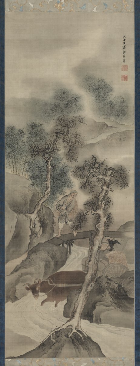 Water Buffalo Returning Home, by Yosa Buson, 1781

#bunjinga