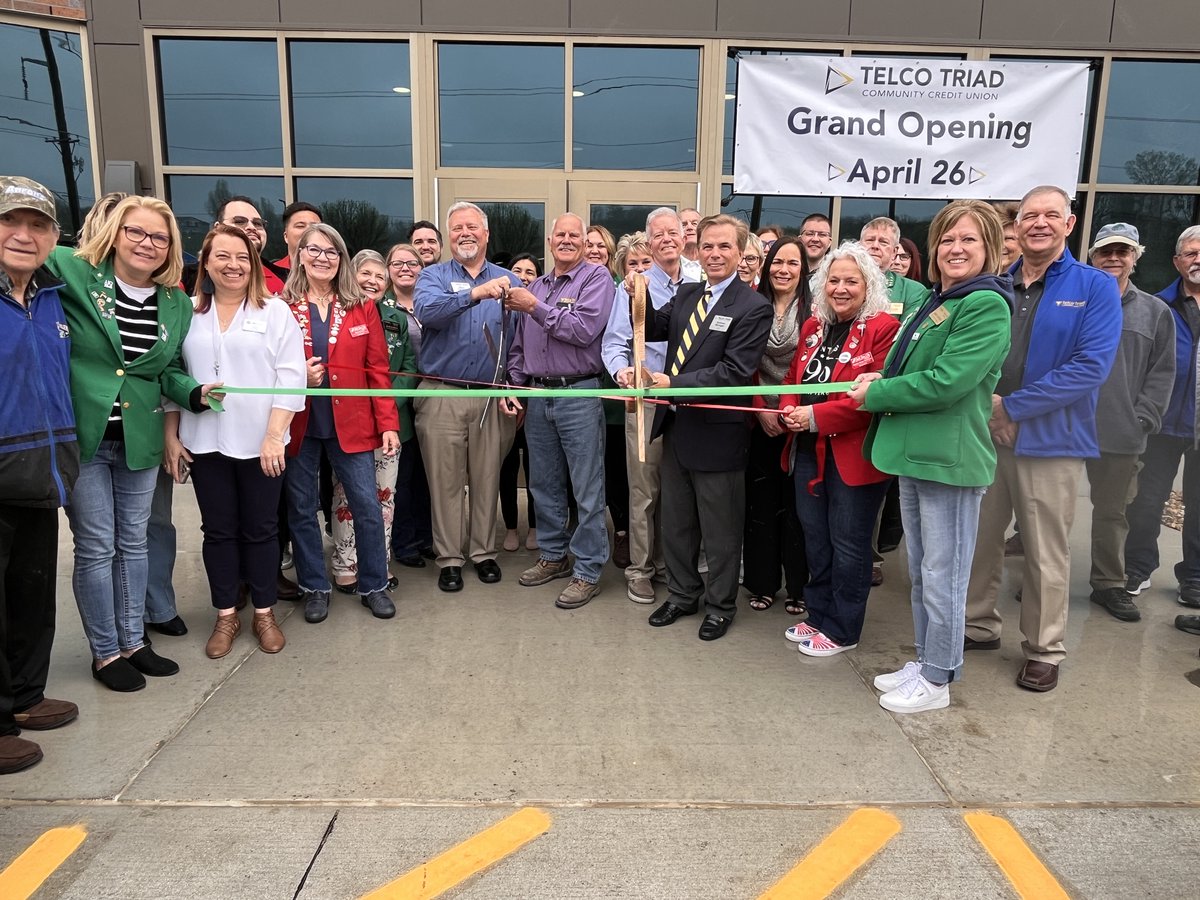 Telco Triad Community Credit Union's new main branch is NOW open at 3098 Floyd Blvd. Congratulations and thank you for including us in your celebration!