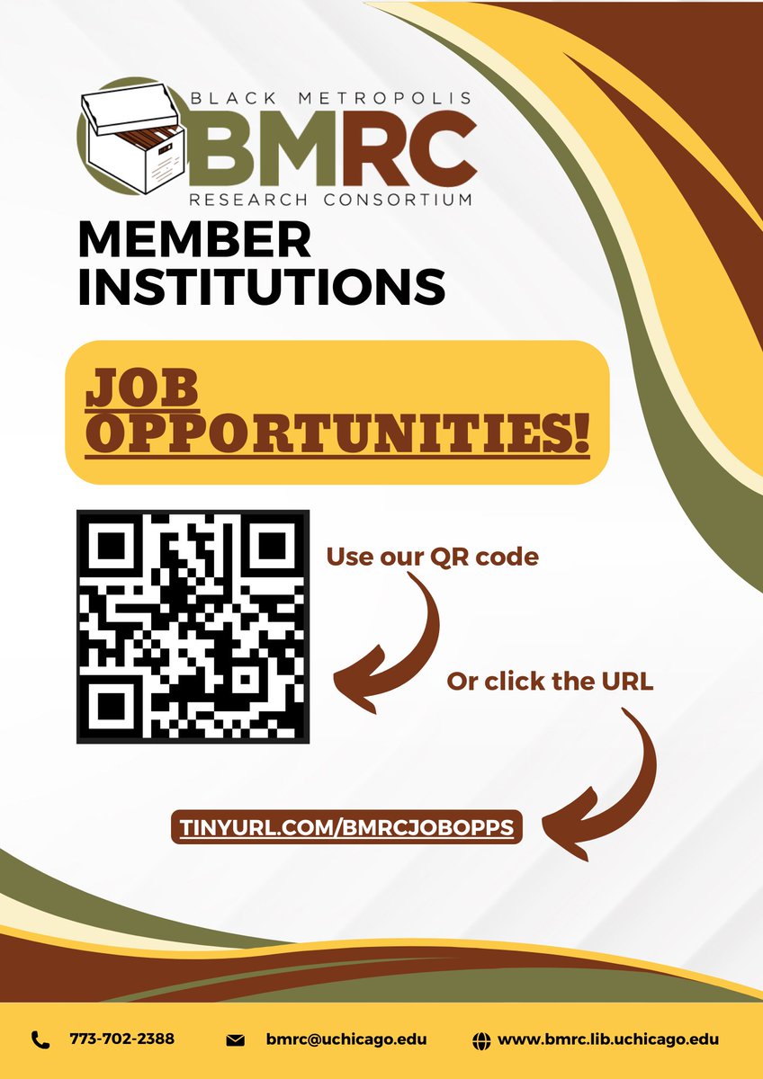 Have you ever noticed the BMRC Resource page? It includes a page with current job openings, internships and special programs offered by our member institutions. Check it out!