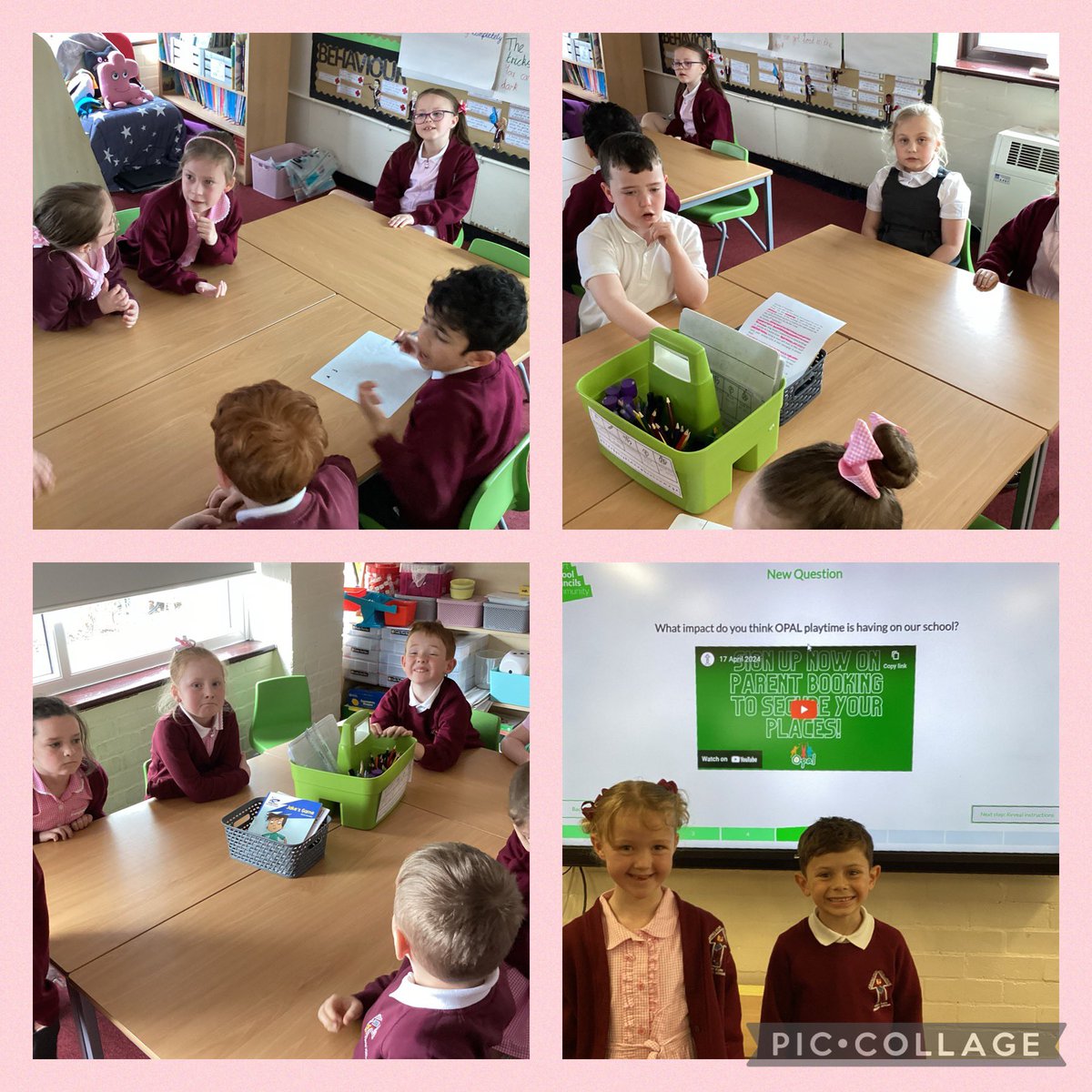 Year 2 loved leading their smart school council meeting today. @SSCCTY 
They discussed & explored the impact @OPAL_CIC was having on their playtimes. They enjoyed debating & sharing their opinions before casting their votes. #Democracy #BritishValues #OPALSchool