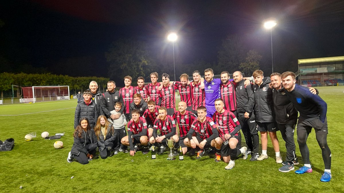 Congratulations to @GUILS1957 on winning the Central Wales Cup Final on a penalty shoot out. Well done to @caerswsfc on making it a thrilling game