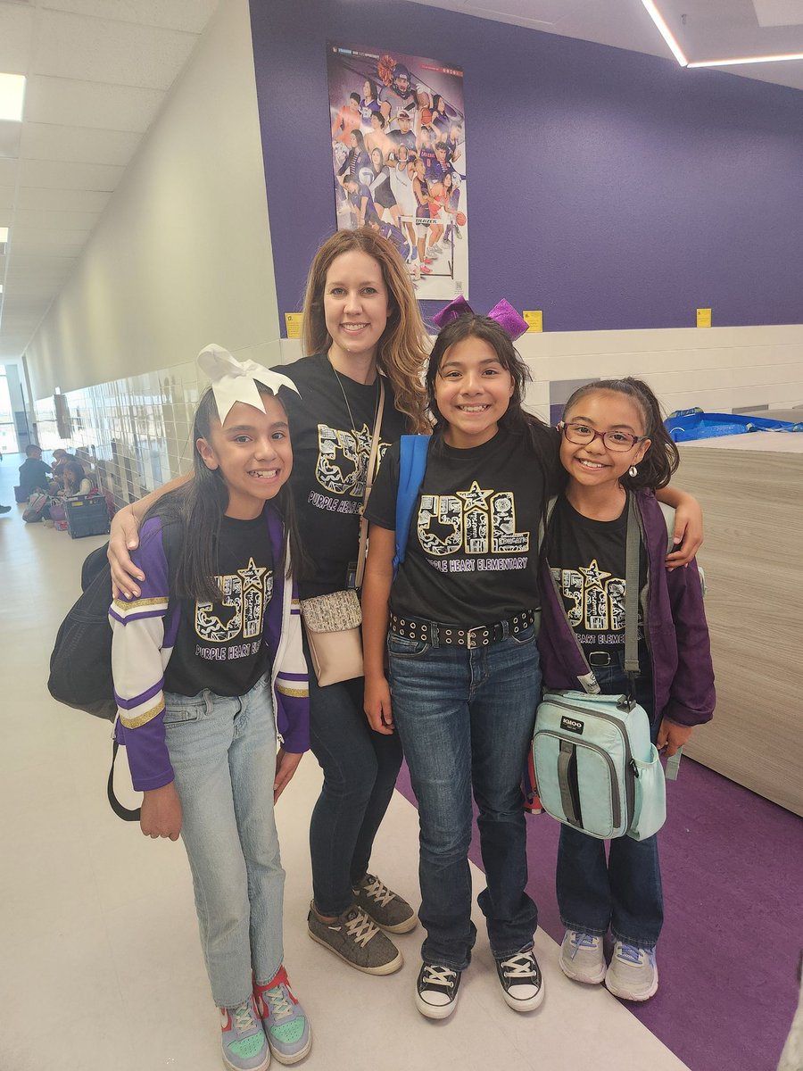 I am so proud of these girls! After months of practice, today was finally their time to shine in UIL Music Memory! 🌟🎶 #TeamSISD @PurpleHeart_ES