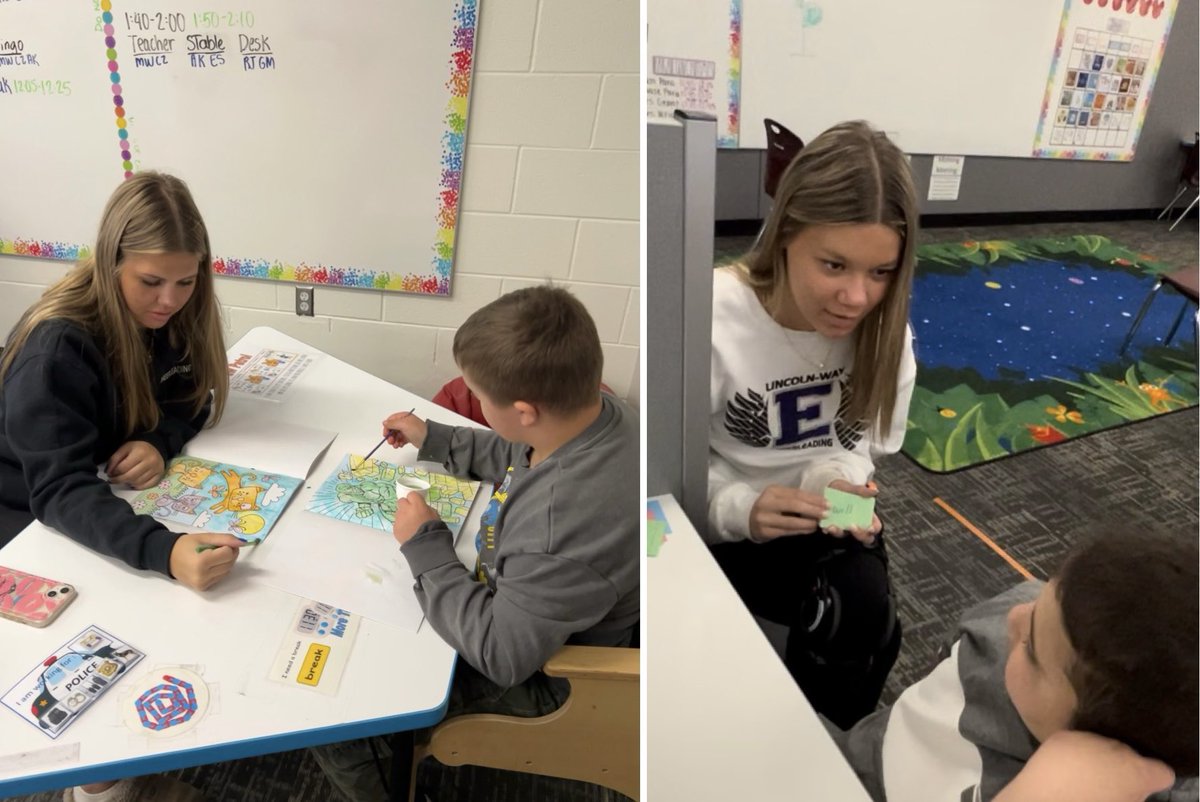 Loved having my teacher helpers today on #TakeYourChildToWorkDay Ms Allegra and Ms Avrora did an excellent job! @fsd157c @Chelsea_Tigers