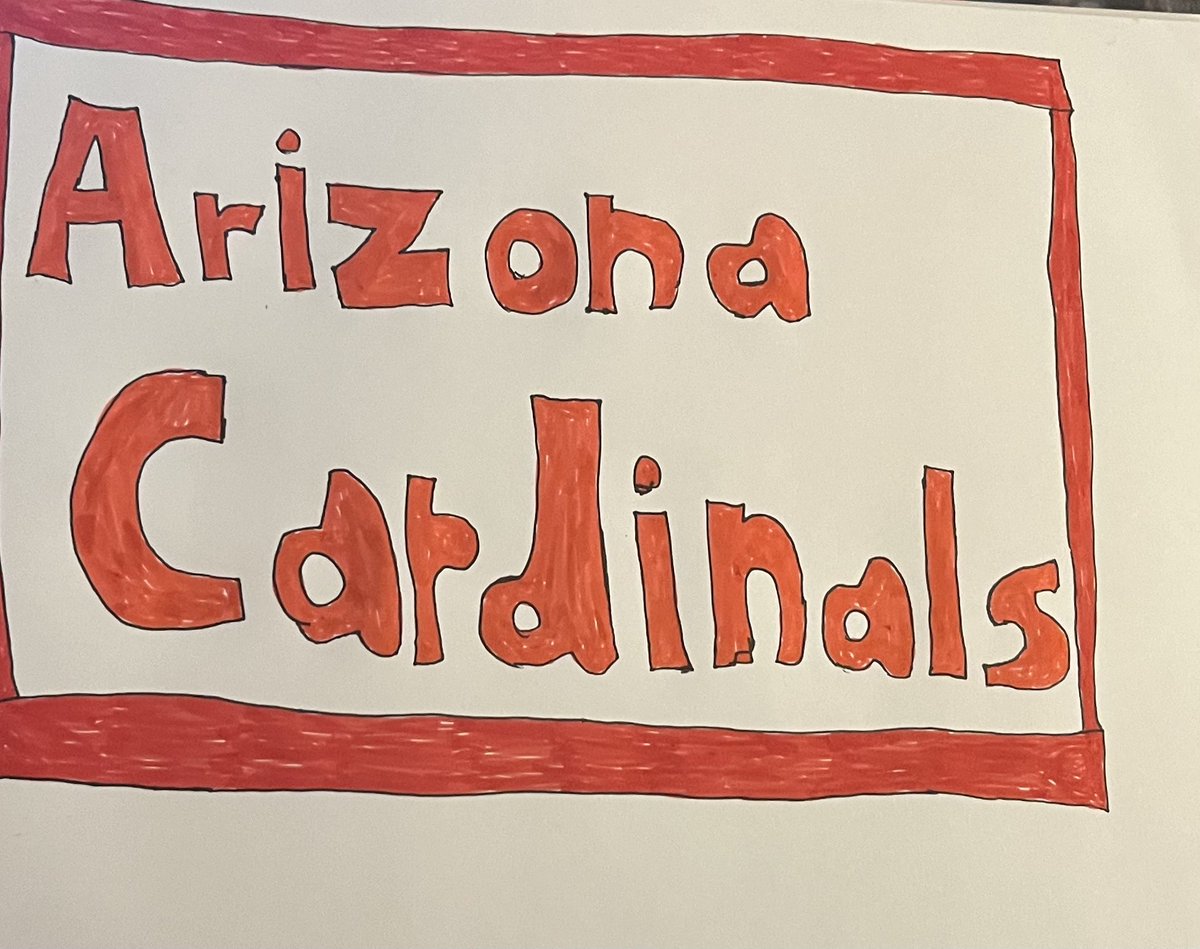 My new Arizona Cardinals artwork #2024art #arizonacardinals #birdgang #arizonacardinalsart #nfl #nflart #handdrawn #sundevilemilysart #NFLDraft