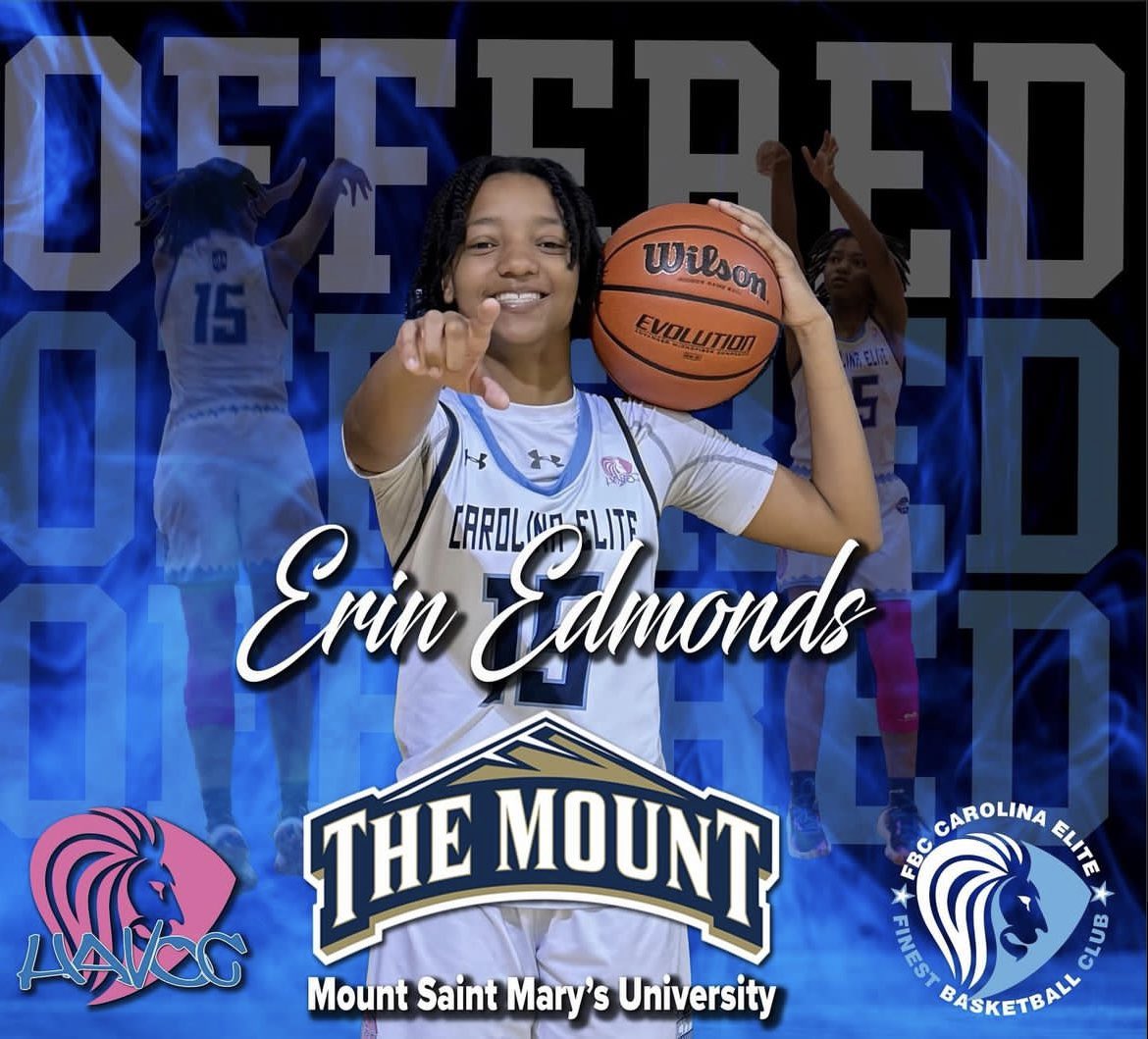 Congratulations to Erin on her offer from @Mount_WBB !!