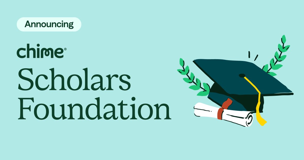 ICYMI our Chime Scholars Foundation is awarding up to $20,000 in scholarships to focused, hard-working students trying to reach their graduation goals. Scholars also receive access to a support coach and learning opportunities through CSF. Students seeking any type of post…