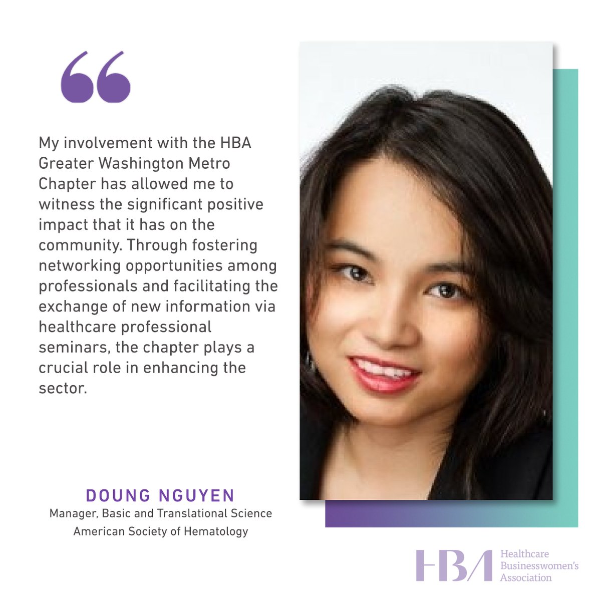 Today we are recognizing #HBAdcmetro volunteer Doung Nguyen. Thank you for volunteering, Doung! Your contributions make us #HBAmidatlantic strong. #HBAimpact #NationalVolunteerWeek