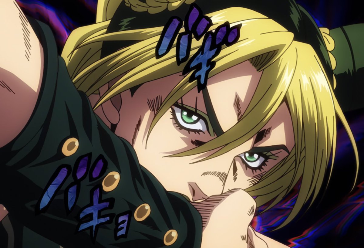 i love jolyne's messy bangs