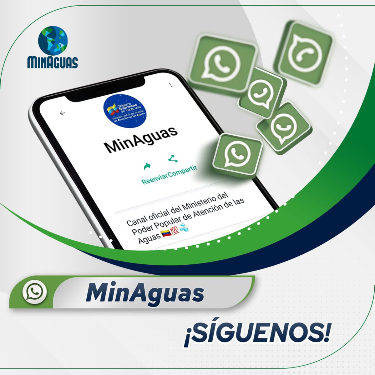 📍Sigue nuestro canal de #MinAguas en WhatsApp siguiendo el enlace:     

 bitly.ws/38zxw 

#CadaGotaCuenta 💧🇻🇪