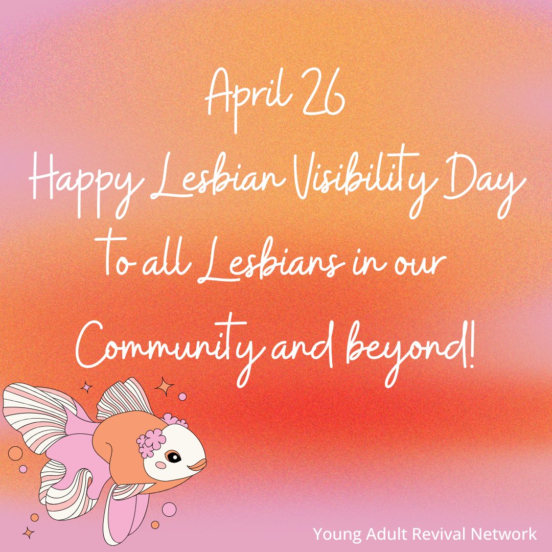 Today is April 26, Lesbian Visibility Day! 
#UUTwitter