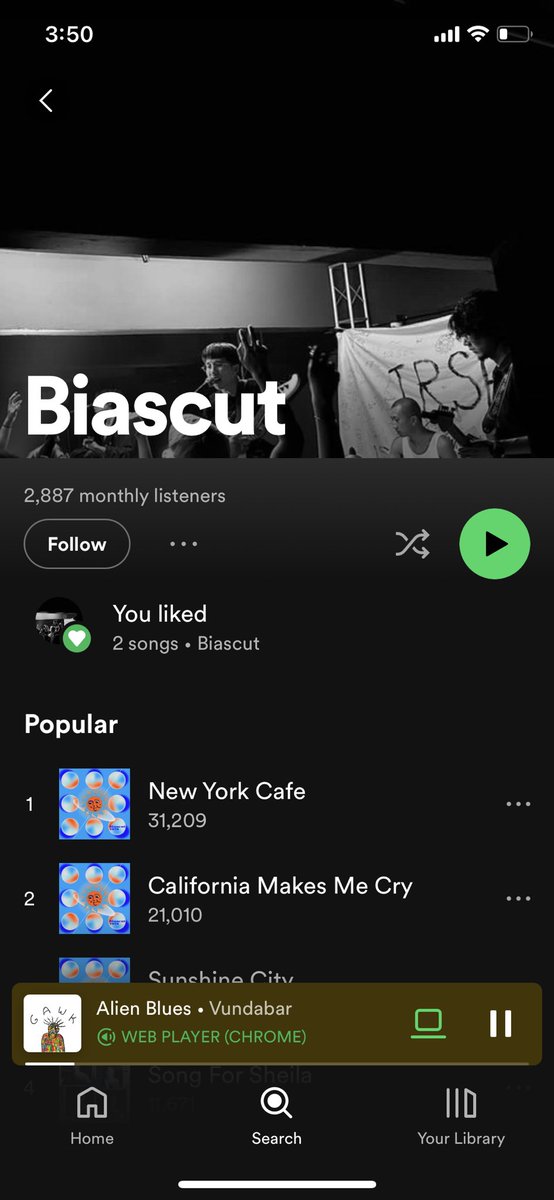Biascut, rather new to them need to listen more , so far Rachel Calling their best song and I’m rather fond of California Makes me Cry. They use a lot of English if mandarin music a deal breaker for you this is a great place to start.