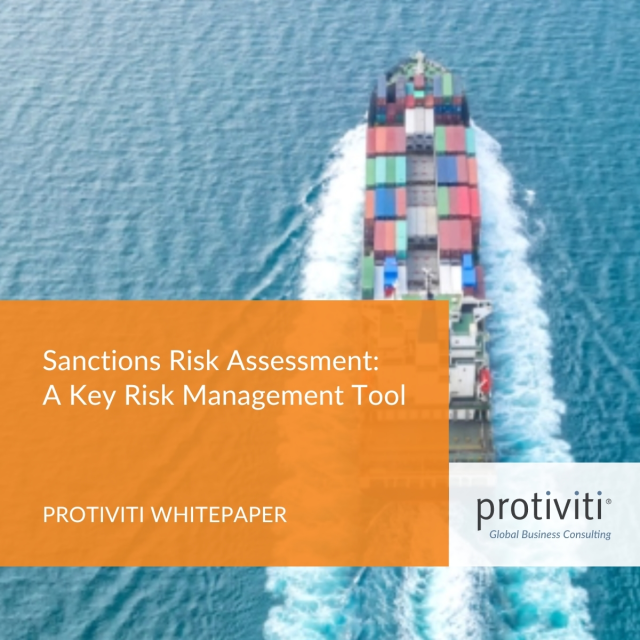 Sanctions risk assessments need to be multifaceted, actionable and dynamic. Discover how firms can realize the full potential of their sanctions risk assessment tools via Protiviti’s latest whitepaper. Read more now! bit.ly/3Ug4TpR