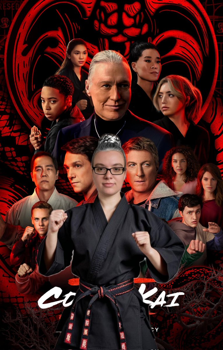 I added myself to the season 5 poster. Got to say I think I'd would make a great addition to Cobra Kai 😆
#autistic #CobraKai #TerrySilver