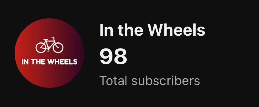 We’re so close! Would love to get to 100 by the Giro 🙏🙏 So grateful for those who do follow already, knowing that people enjoy our work and watch it is amazing