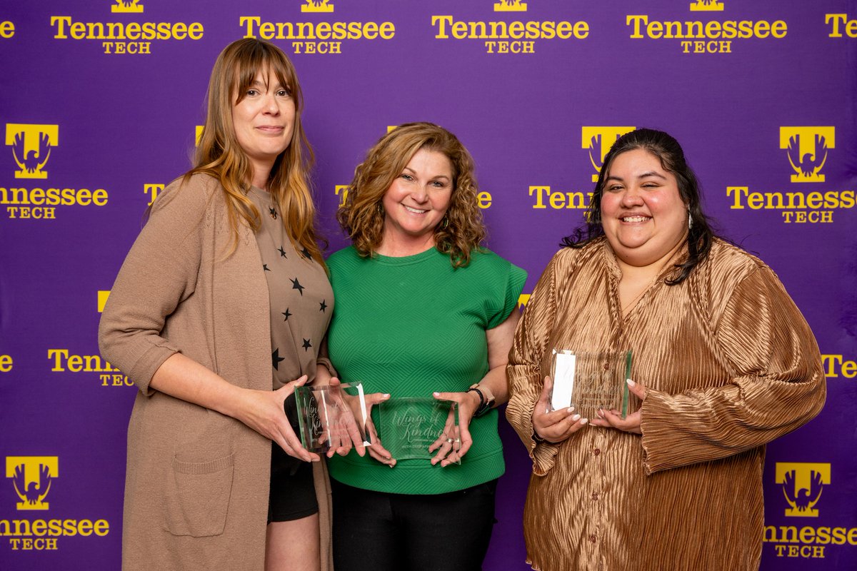 Tech recently recognized several students, faculty and staff at the university’s annual Celebration of Excellence. The event acknowledges those who have demonstrated hard work, kindness and dedication to excellence. See all the awards and winners here: tntech.edu/news/releases/…