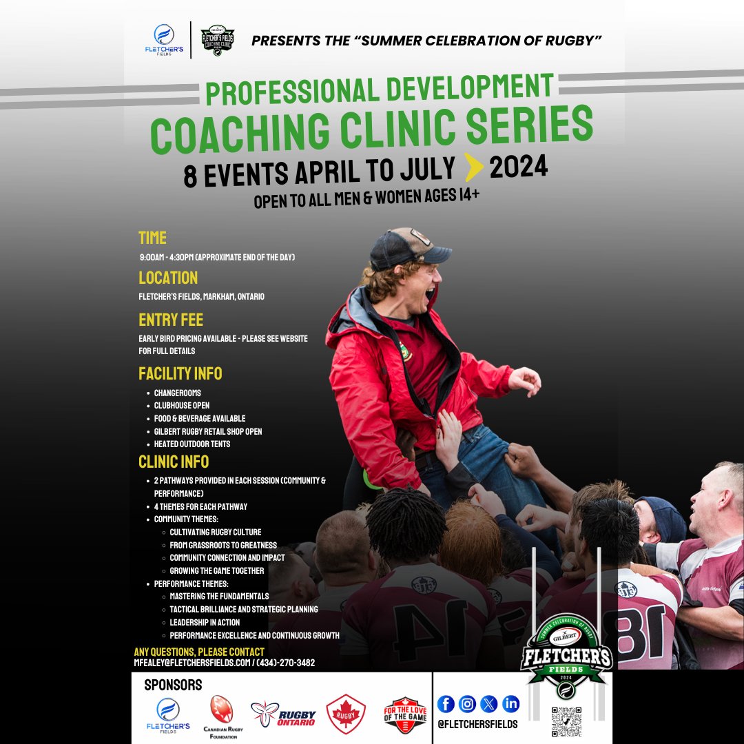 Calling all aspiring coaches! Elevate your skills with the elite at the Fletcher's Fields Coach and Professional Development Clinics. Rub shoulders with former international players, seasoned pros, and championship-winning women! For more info 👉 fletchersfields.ca