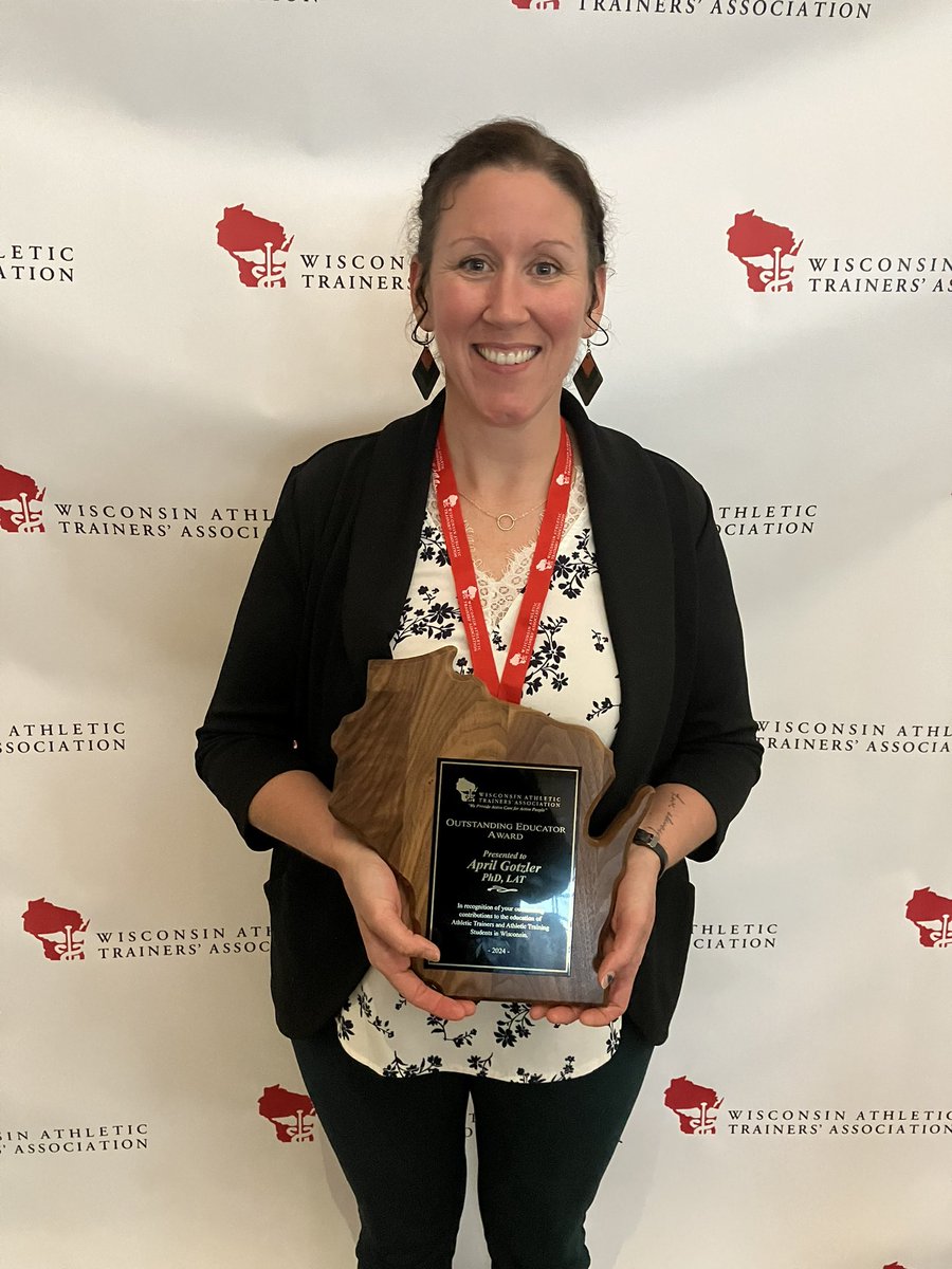 Welcome April Gotzler, PhD, LAT to our Outstanding Educators. Your enthusiasm for the AT profession is contagious.  You are a role model for your students and the profession is better because of your passion and dedication.