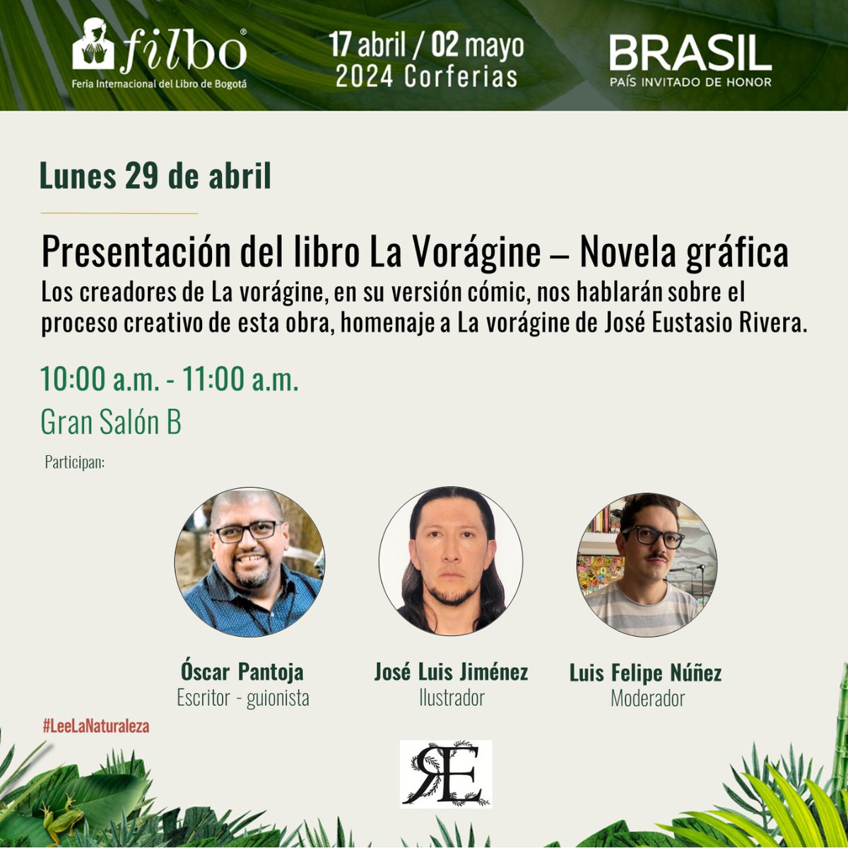 SHARPBALLco's tweet image. Invitados a perderse en la agenda completa de #LaVorágineNovelaGráfica en @FILBogota 

Caigan y compartan con los creadores

#novelagráfica #comic #Colombia #literatura #arte