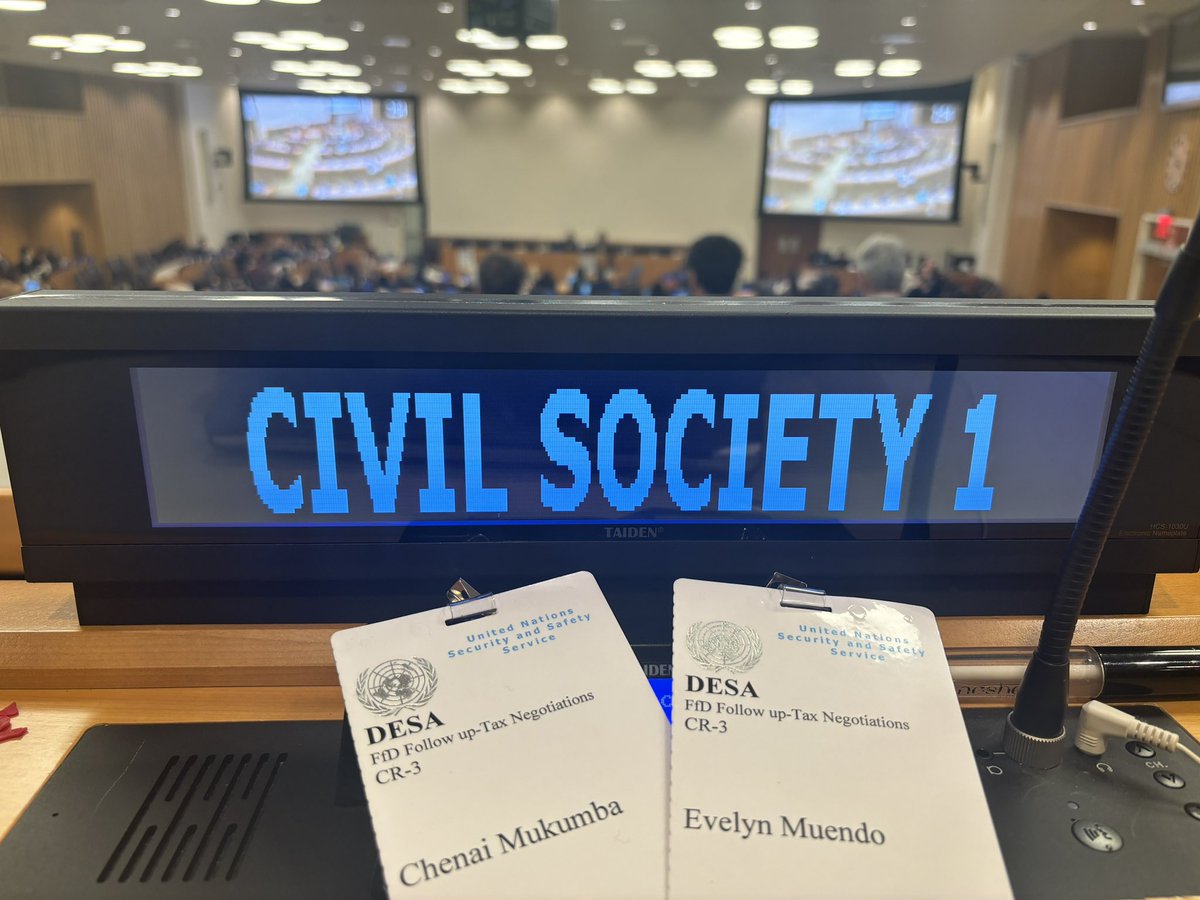 🎉🎉🎉 @TaxJusticeAfric has just been accredited with CSO observer status at the Ad Hoc Committee to Draft ToRs for a UN Framework Convention on International Tax Cooperation. We look forward to supporting this process to ensure that it delivers the success we urgently need 🙌🏾