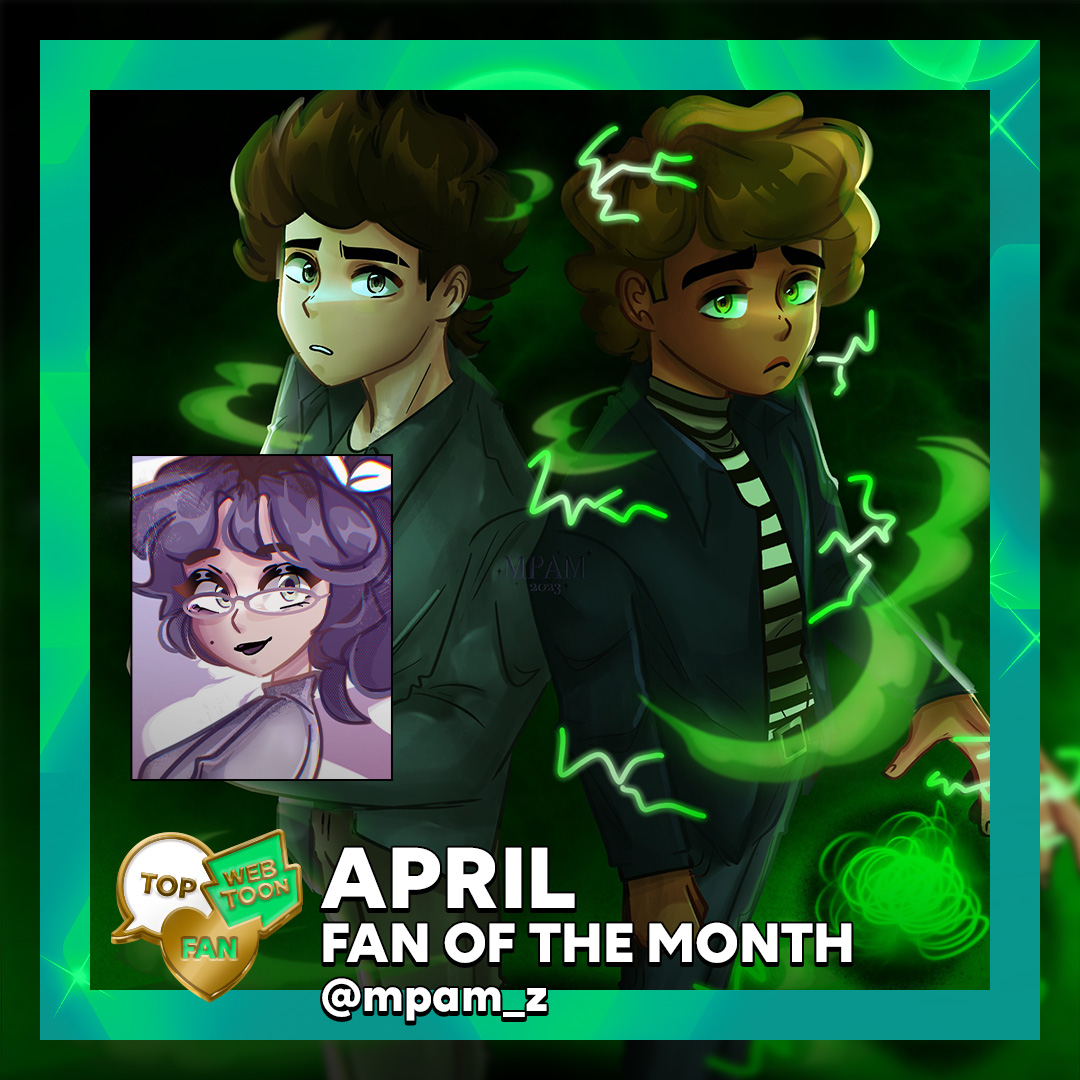 April is for the Jackson's Diary stans 💚 Our Fan of the Month is none other than the amazing @/mpam_z who is stunning us with their incredible #JacksonsDiary fanart! We love seeing your creativity for your favorite series🥹 Join us to congratulate the amazing Mapi! #WEBTOON