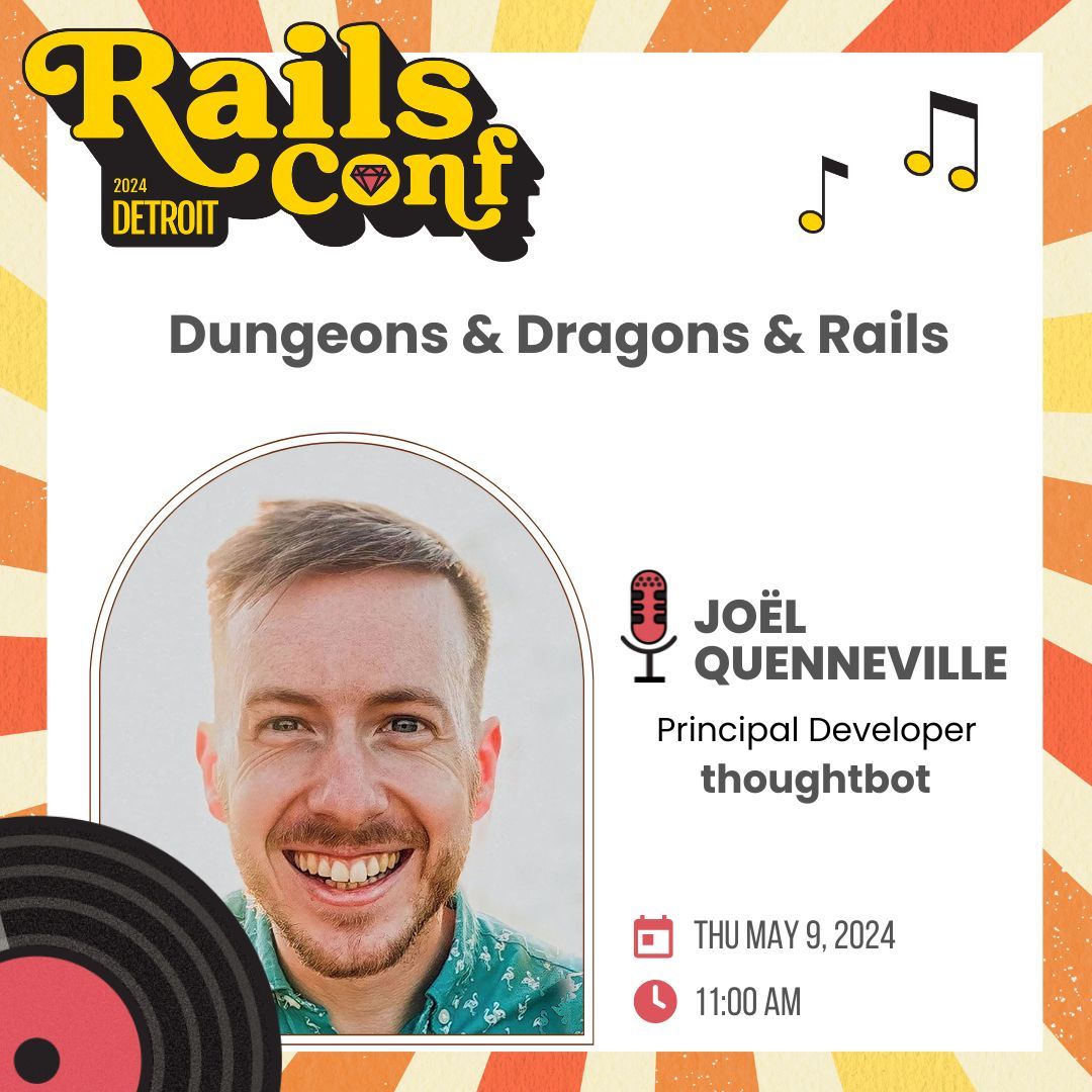 RailsConf tweet media