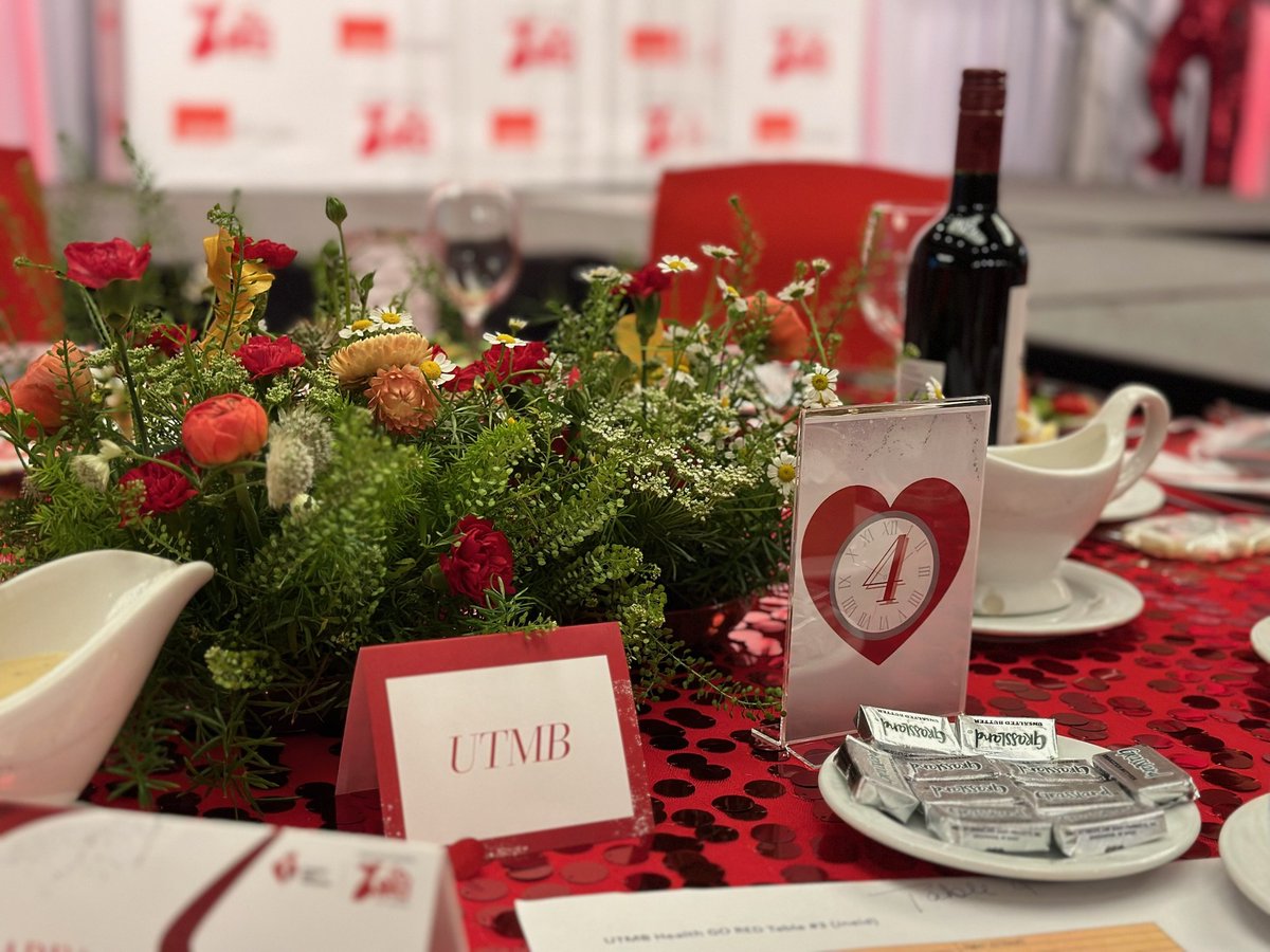 @utmbhealth proudly sponsored @AmericanHeartTX's @GoRedForWomen Luncheon at South Shore Harbour Resort & Conference Center. UTMB doctors played significant roles in this year’s event, including Dr. Hani Jneid, Dr. Danielle El-Haddad, Dr. Diann Gaalema, and Dr. Ivana Garza.