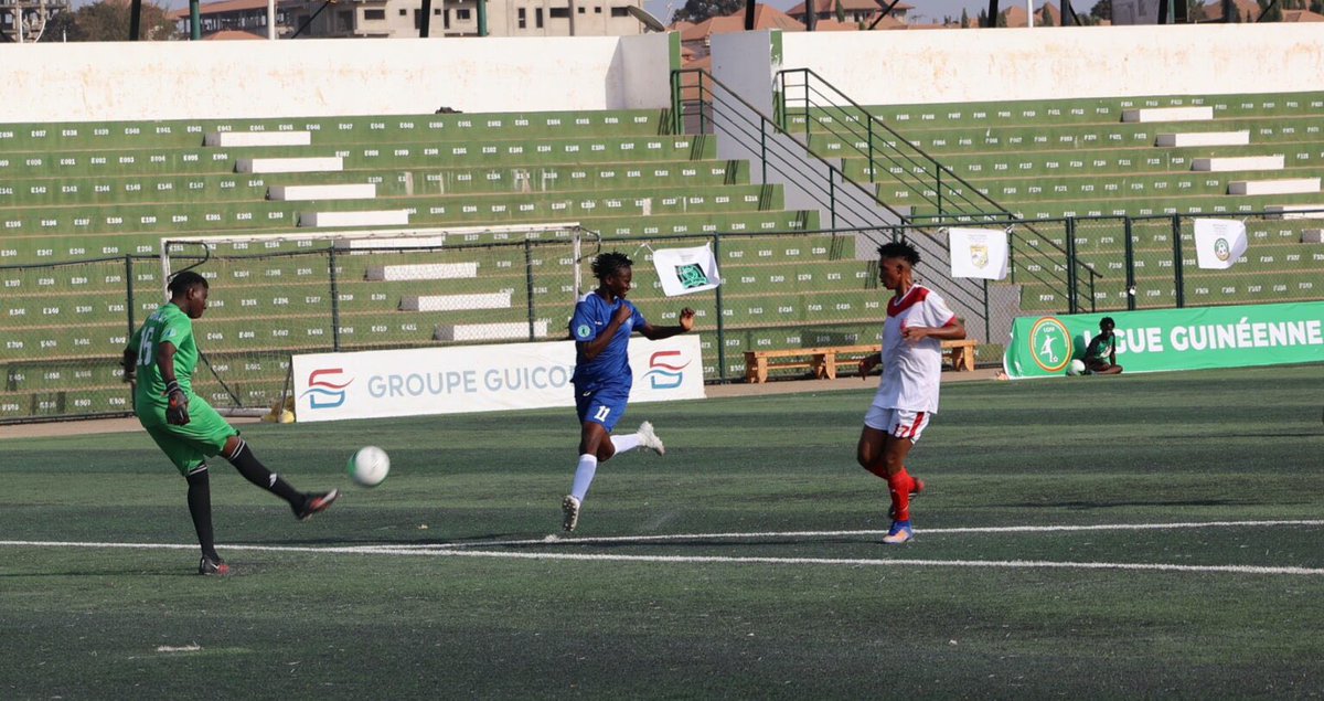 ⚡️En ouverture de la nouvelle saison de la Ligue 1 guinéenne féminine, le 𝗛𝗼𝗿𝗼𝘆𝗮 𝗔𝗖 s’est incliné (2-1) face à l’𝗔𝗦 𝗕𝗼𝗹𝗼𝗻𝘁𝗮 ce soir au stade Petit Sory. #Ligue1FGN🇬🇳 #PanAfricanTeam 🔴⚪️