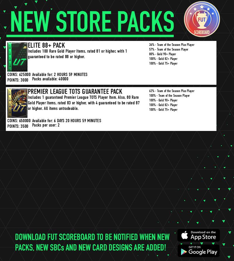 💰 NEW STORE PACKS ADDED 💰