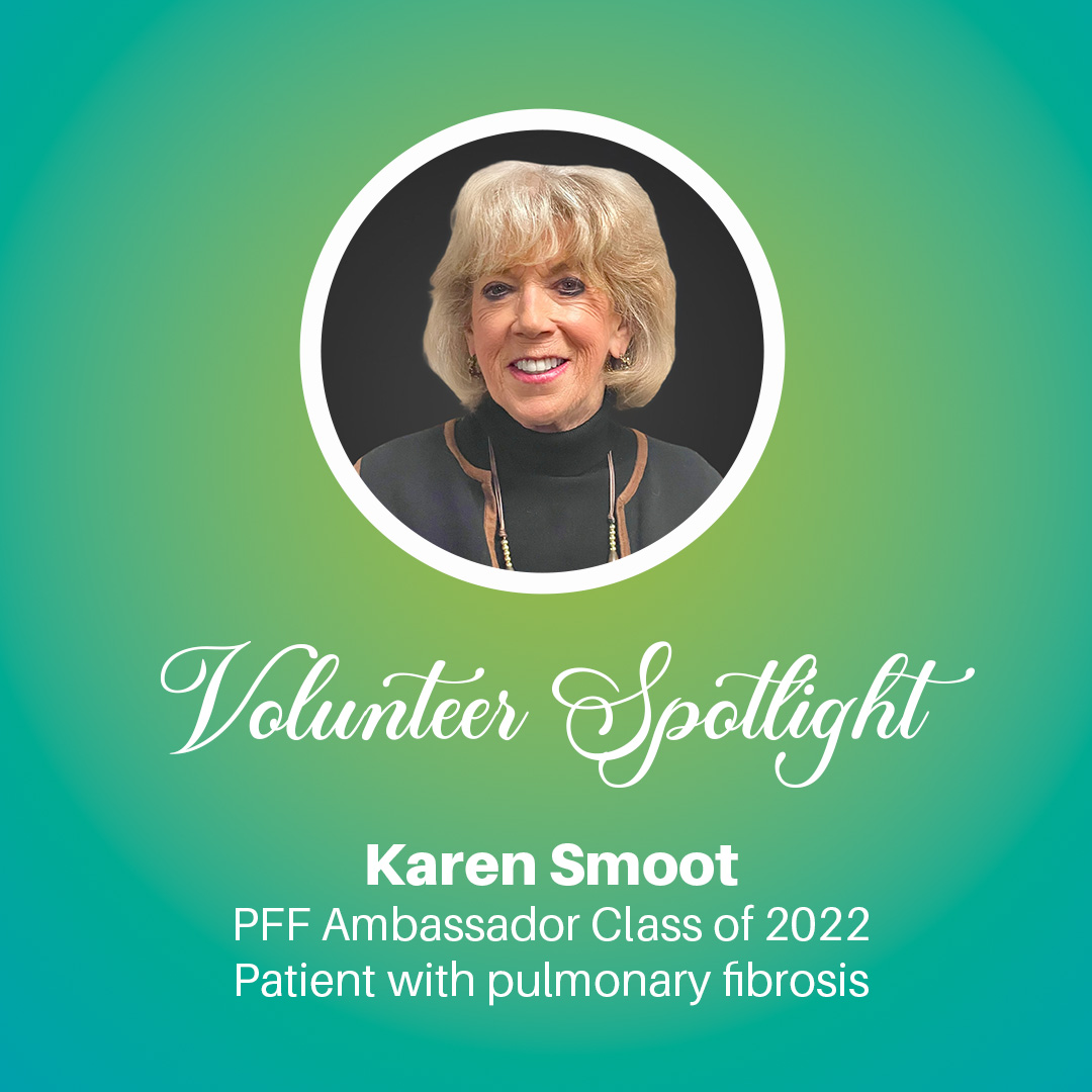 April is National Volunteer Month. Today, we’re highlighting one of our class of 2022 PFF Ambassadors, Karen Smoot. Thank you Karen for your contributions to the PF community!