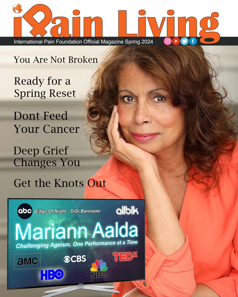 Exciting news! The Spring 2024 edition of iPain Living Magazine features Mariann Aalda on ageism. Check it out at bit.ly/47iVBOw. #iPainLiving