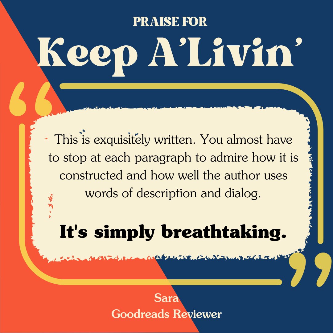 The reviews are in: Kathya Alexander's debut novel is a hit! Get your e-book of Keep A'Livin' today through the link in our bio. auntlute.com/keep-a-livin