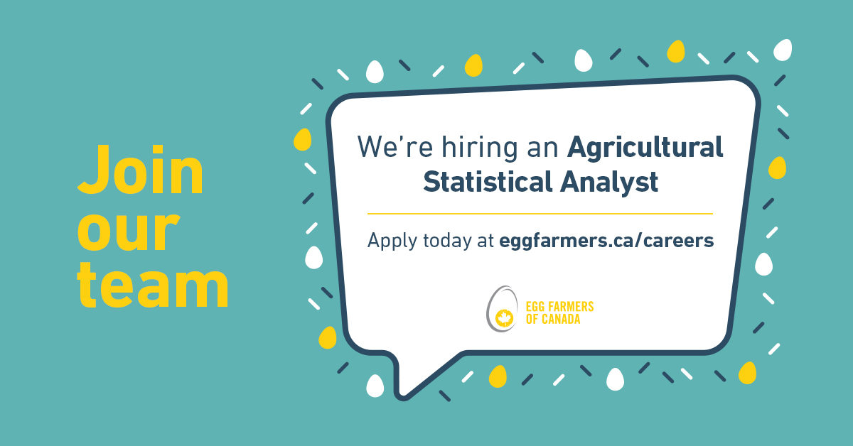 📣 Do you enjoy project-based work and answering key business questions through statistical analysis? We’re #hiring an Agricultural Statistical Analyst to join our Agricultural Policy and Costing team. Click to learn more and apply: tinyurl.com/3c39ssbw