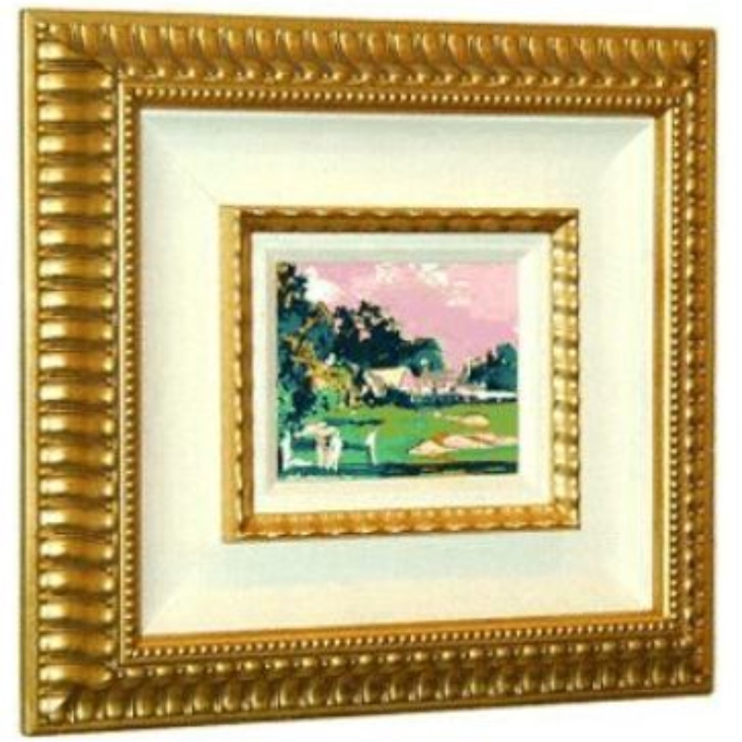 #FindArtFriday: This oil painting by LeRoy Neiman is a golf landscape measuring 6 3/8' x 7 1/2' and is signed 'LeRoy Neiman '91' in the lower left hand corner. 

Report tips to tips.fbi.gov/home and reference number 00646. 

See more stolen art at artcrimes.fbi.gov