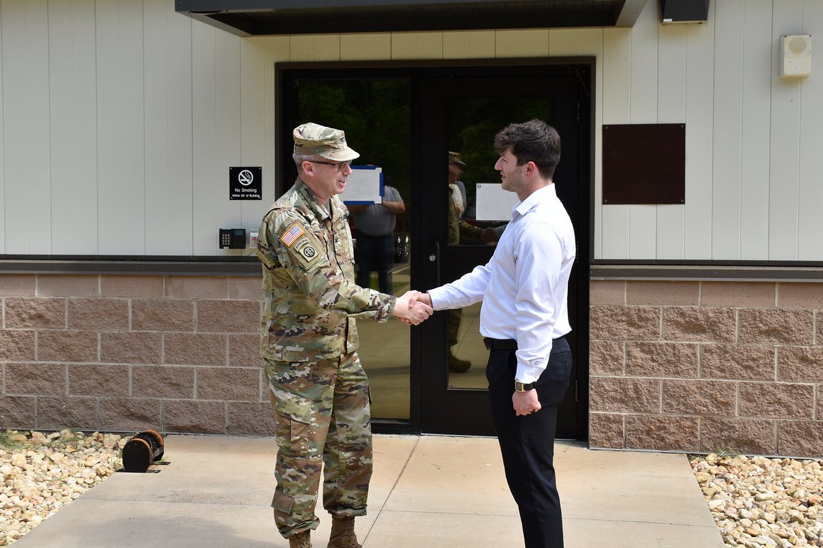 Congrats to Cody Eberly on his promotion earlier today! #TechCenter | #ArmySMDC