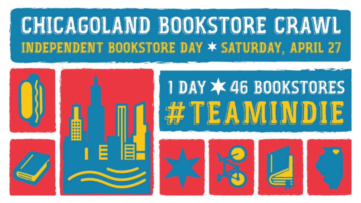Join us tomorrow in celebration of Independent Bookstore Day and participate in the Chicagoland Bookstore Crawl! Learn more about the Chicagoland Bookstore Crawl and how to earn discounts on purchases for a year at ow.ly/NQuo50RpcRG