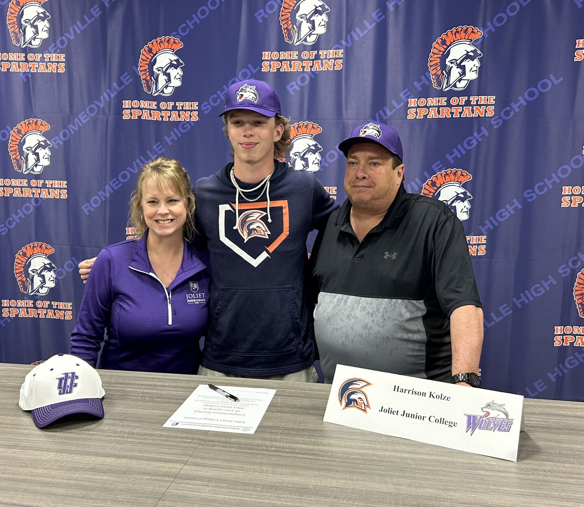 Congratulations to Harrison Kolze on his signing to Joliet Junior College @JJCbaseball