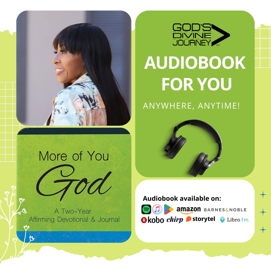 Experience divine inspiration anywhere, anytime with the 'More of You God' audiobook. Elevate your spiritual journey and deepen your connection with God on the go. 🎧

#Motivation #SpiritualGrowth #InspirationalSpeaker
#ChristianAuthor #MoreOfYouGod #Audiobook #ChristianAudioBook