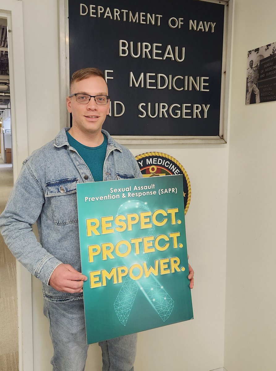 Navy Medicine's Bureau of Medicine and Surgery Headquarters (BUMED HQ) observed the 2024 Sexual Assault Awareness and Prevention Month at the Defense Health Headquarters in Falls Church, Va., by participating in Teal Tuesday and National Denim Day.