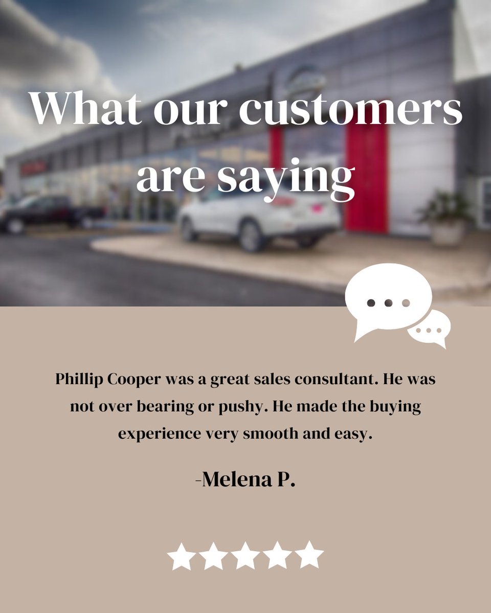 Thank you for sharing your experience with Phillip! We are happy it was a smooth and easy process.

#PeltierNissan #Nissan #HappyCustomer #FanFriday