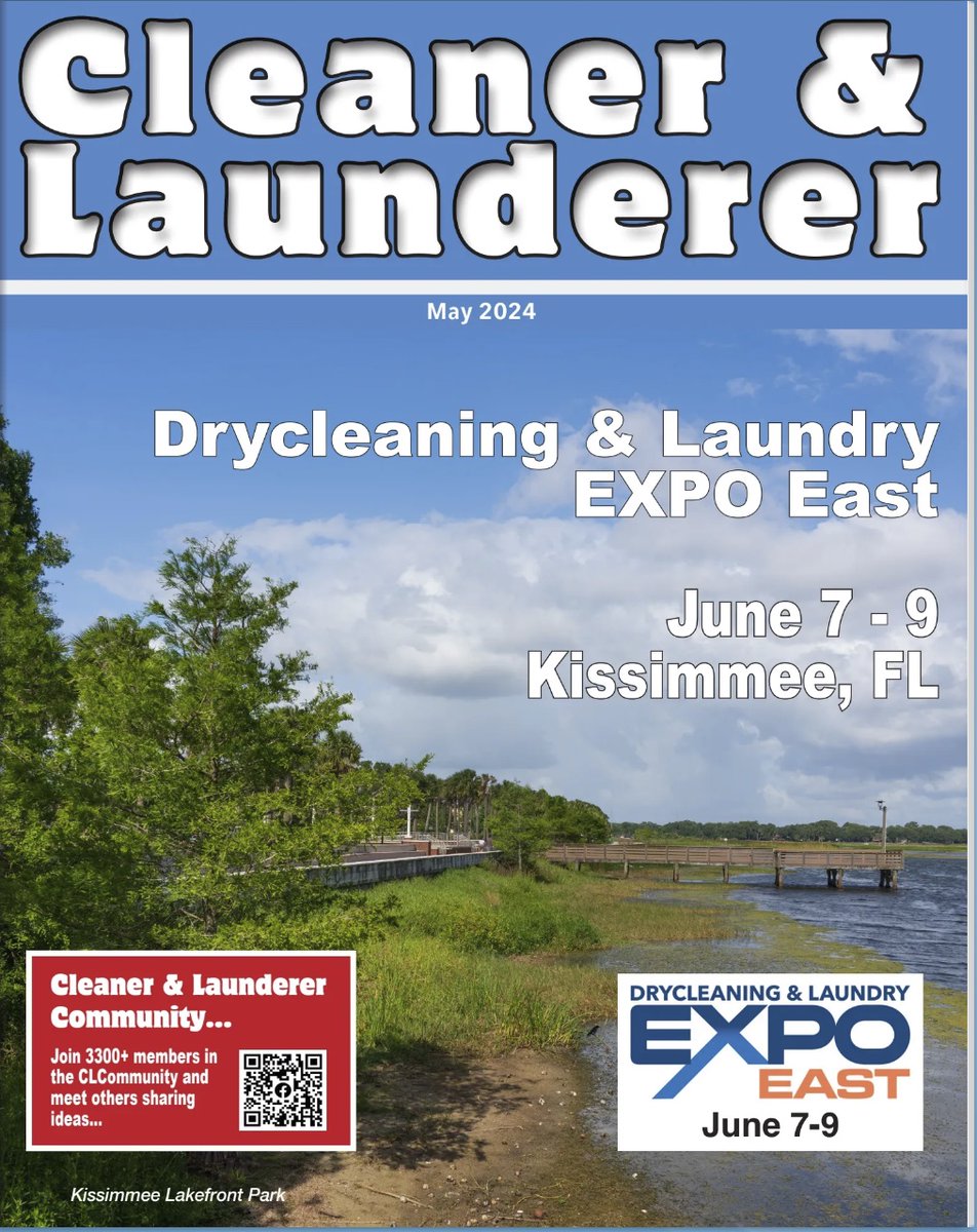 The latest dry cleaning and laundry industry news. Featuring Francis Flair, John Leano, Darcy Moen, The Stain Wizard. The best place to buy, sell used equipment in the Cleaner &amp; Launderer Classifieds bit.ly/3wc54VU