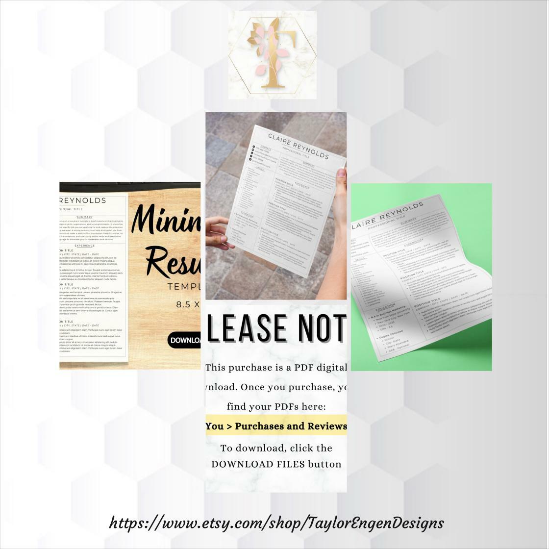 TaylorEngen's tweet image. 🐣. Offer Xtras! Minimalist Resume Template | Google Docs | Simple Resume | Professional Resume For Ms Word | Modern Resume Template | Teacher Resume for $7.00 #ProfessionalResume #GoogleDocsResume